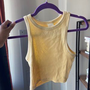HM Yellow Tank Top Size Small